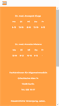 Mobile Screenshot of praxis-dr-kluge.de